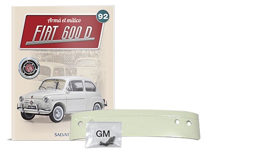 entrega 92 fiat 600 d escala 1:8