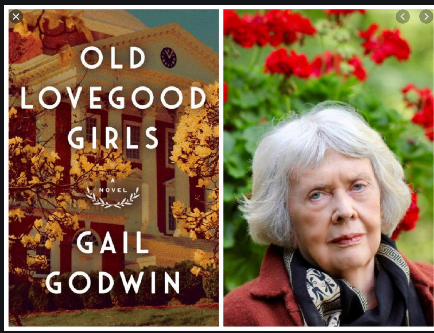 CAROLINELEAVITTVILLE: Literary legend Gail Godwin talks about her ...