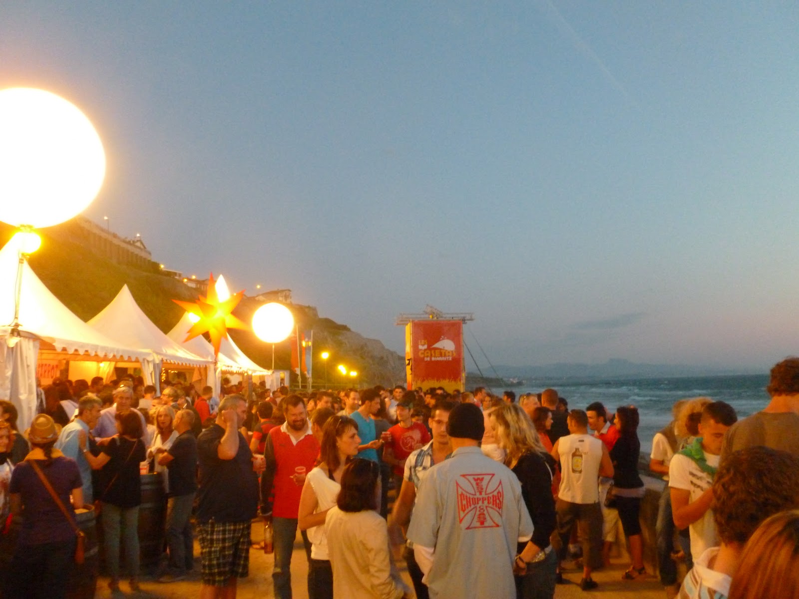 France Vacation: Day 8: Biarritz beach + party