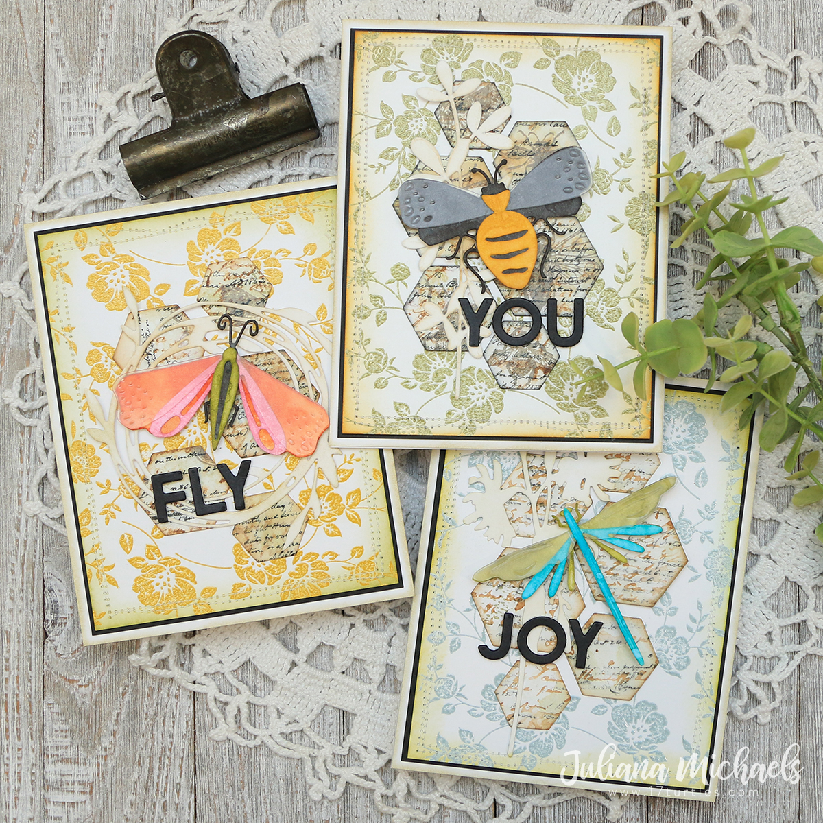 Bee You Cards | Tim Holtz Funky Insects - 17turtles