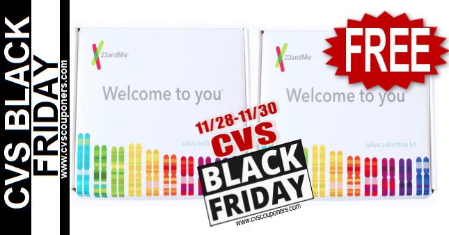 FREE 23andMe DNA Kit CVS Black Friday Deal