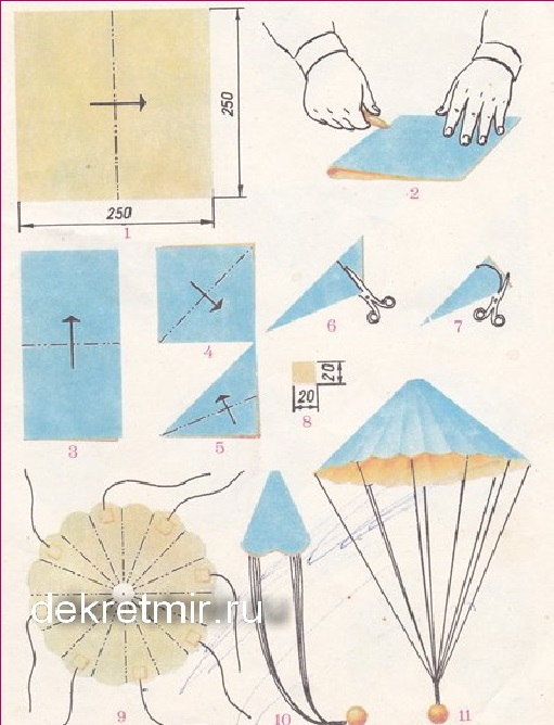 DIY Toy Parachute Craft Diy kid activities, Diy crafts for kids, Toy parachute