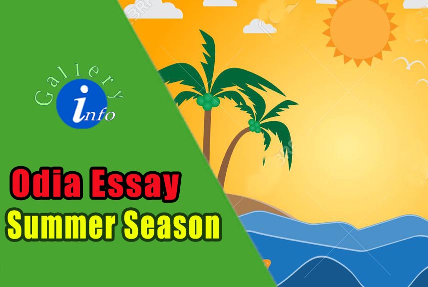 Summer season essay in odia 10 lines image