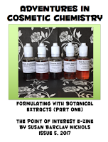 My new e-zine: Formulating with botanical extracts, part one