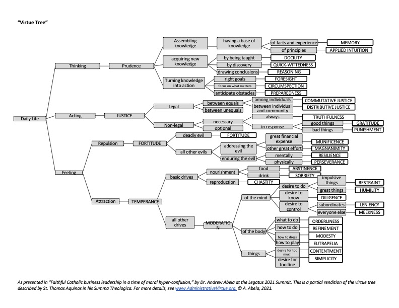 Virtuous Administration: Taxonomy of the Virtues