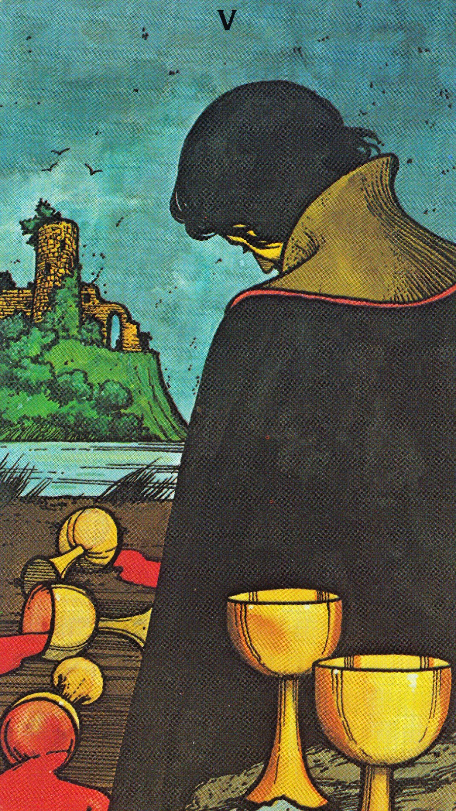 5 Кубков таро значение карта дня