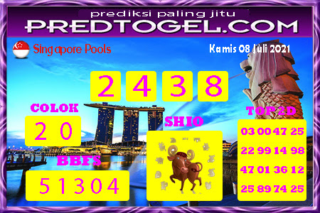 Bocoran Sgp Rabu 08 Juli 2021 Prediksi188