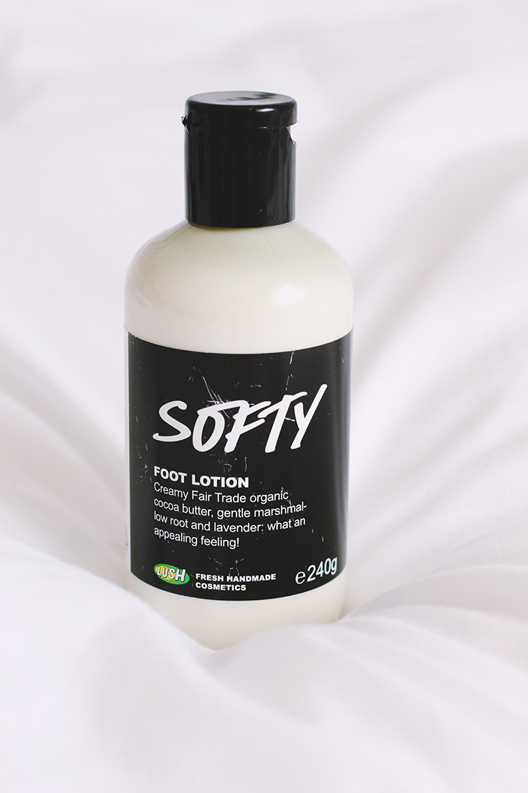 Becky Bedbug Review // Lush Softy Foot Lotion