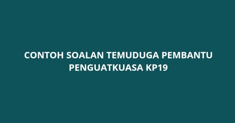 Penguatkuasa kp19