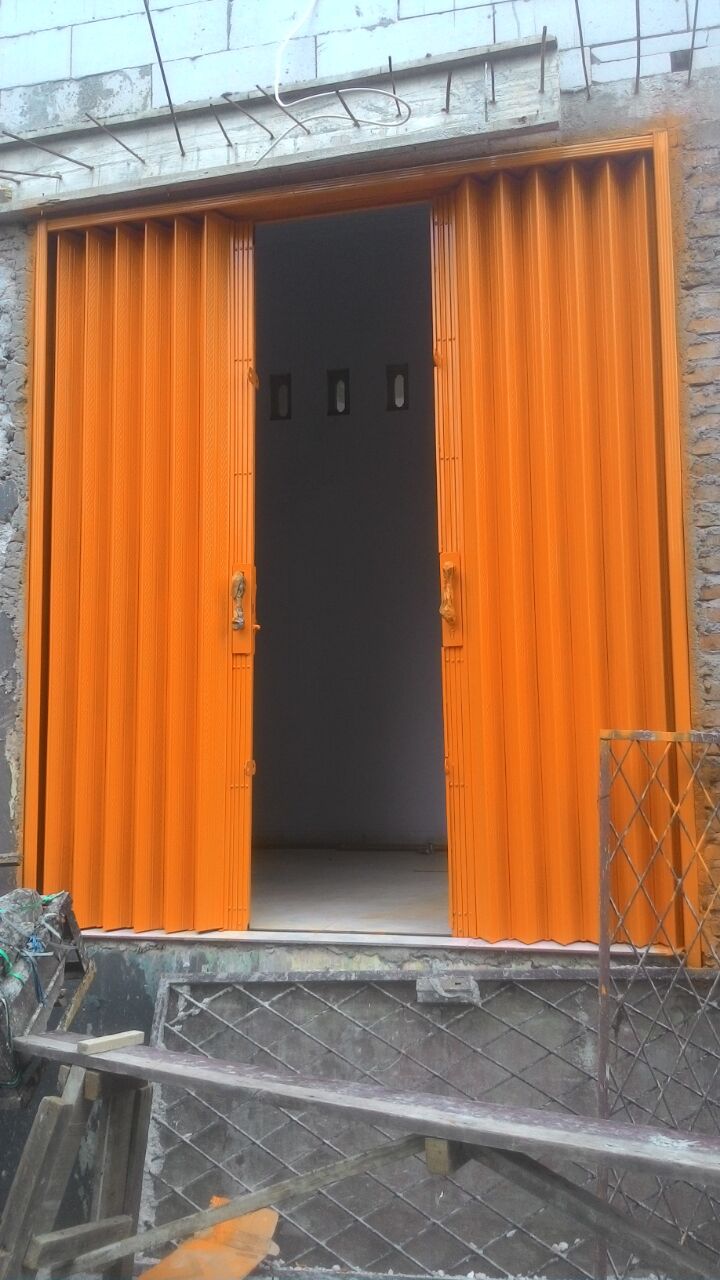 Harga 2018 Folding Gate Jual Rolling Door Pintu Harmonika / Lipat