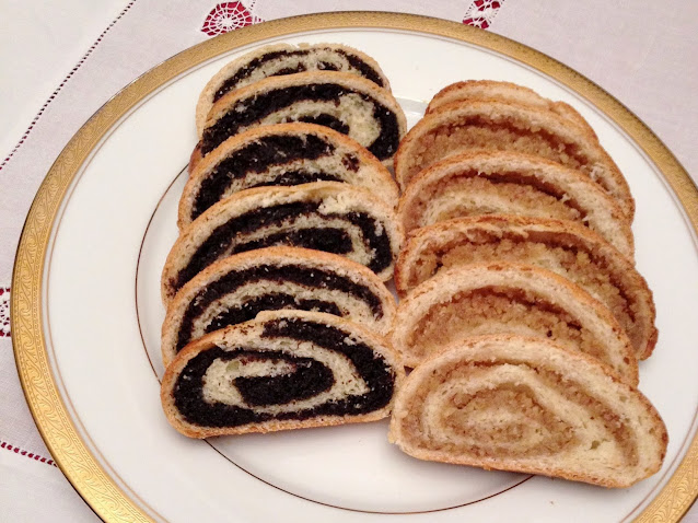 Slovak Rolls, Poppy Seed, Nut, ethnic, dessert