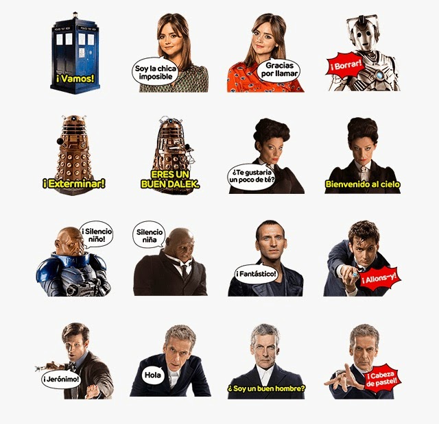 LINE Stickers Community Free line stickersDoctor Who stickers