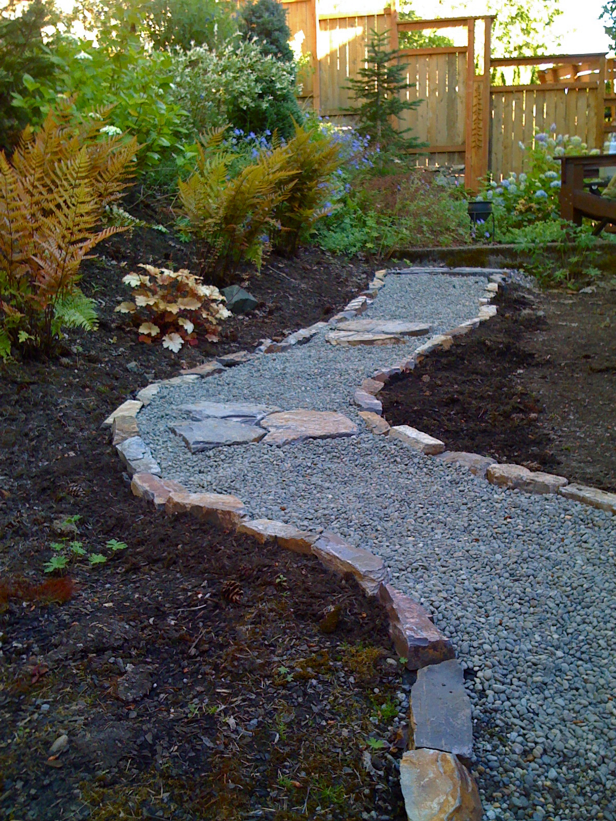 her lovely nest.: the meandering path.