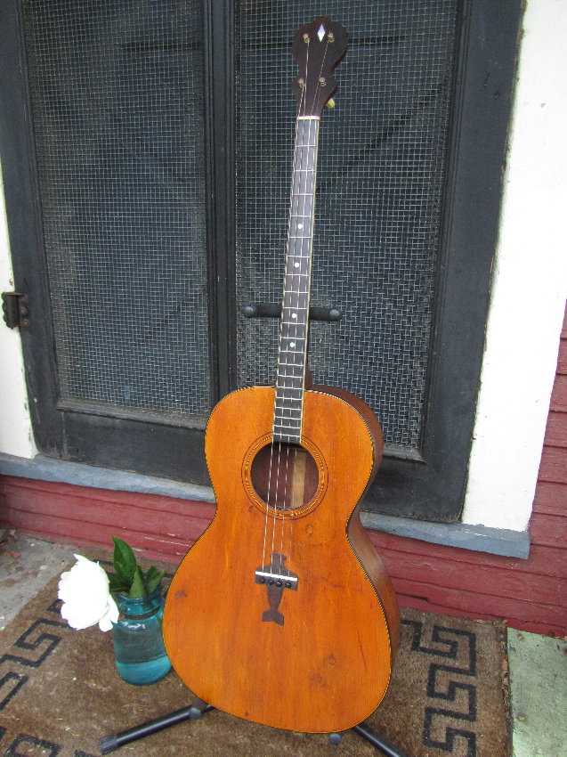 c.1930 Harmony Airplane Bridge Tenor Guitar