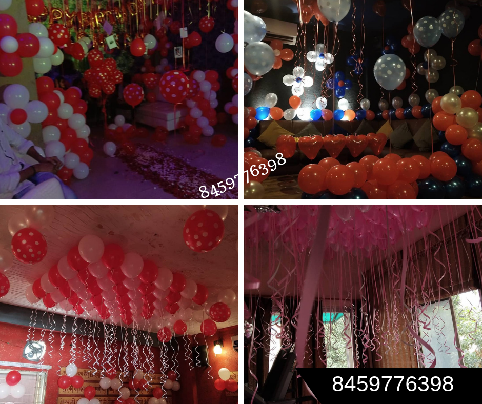 Romantic Room Decoration For Surprise Birthday Party In Pune How