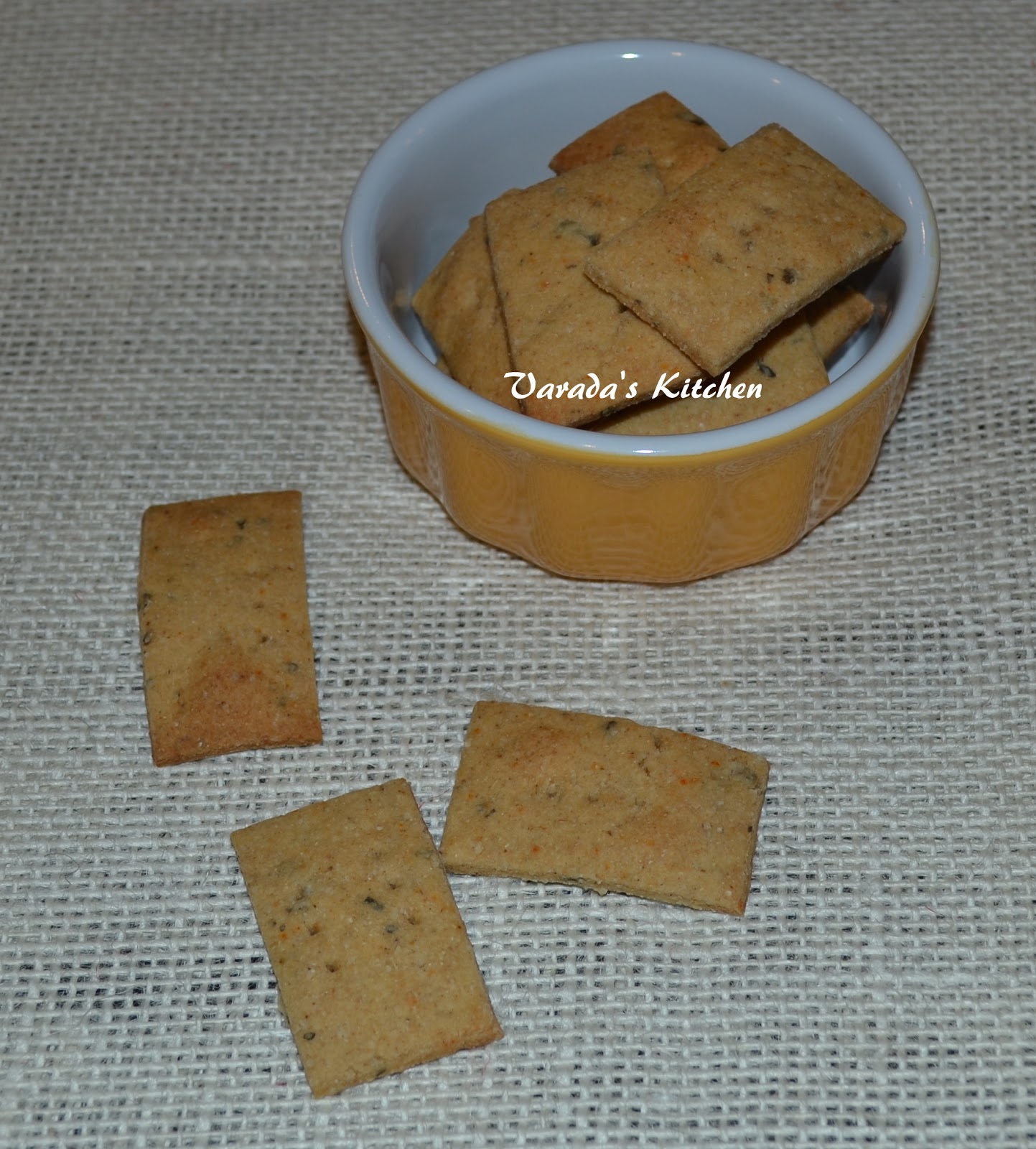 Millet, Chickpea and Buckwheat Flour Crackers