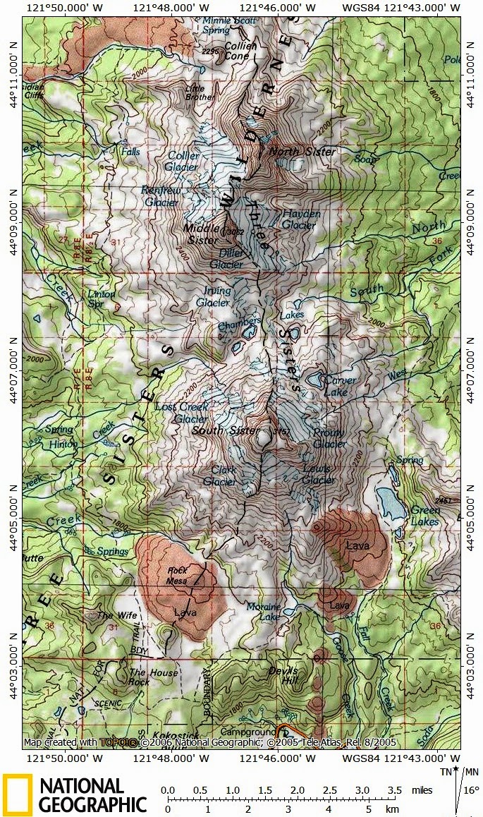 into the wild oregon: Three Sisters Mountains Circumnavigate