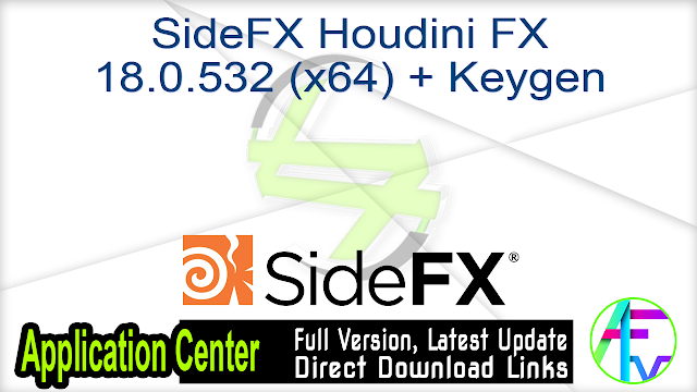 SideFX Houdini FX 18.0.532 (x64) + Keygen