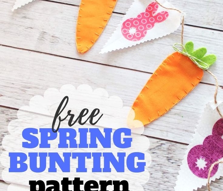 Simple Spring Bunting Pattern | Sew Simple Home