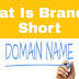 What is a branded short domain? and how to suck it?