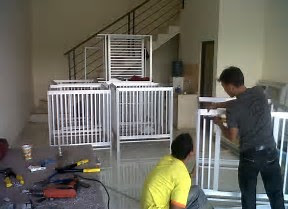 Jual Kandang Anjing Aluminium Stainless Steel Murah Besar Keren