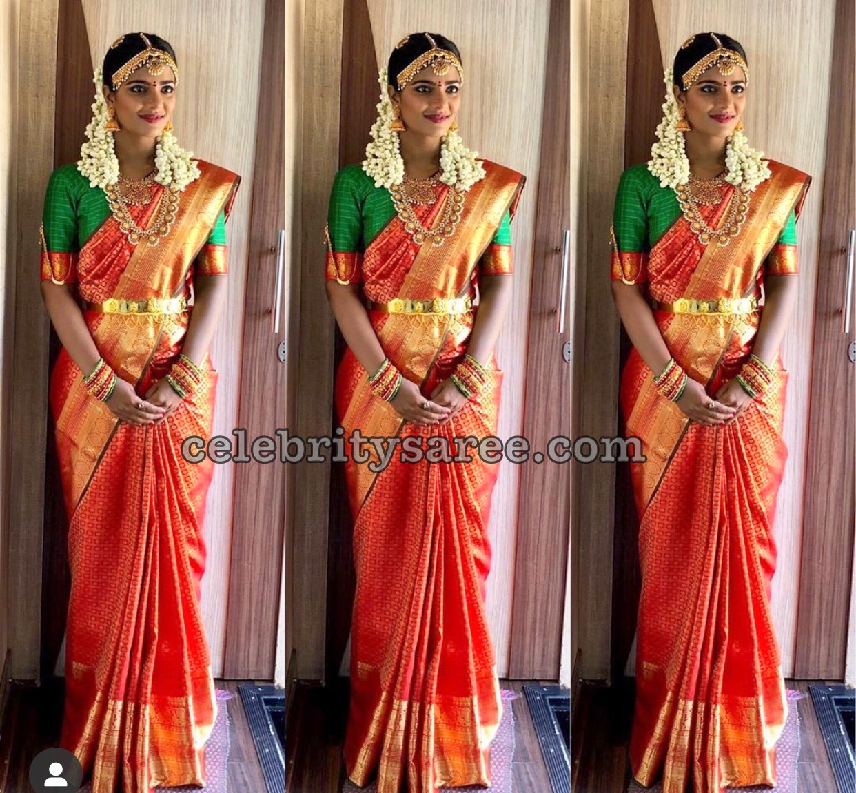 Aishwarya Rajesh Kanchi Silk Saree - Saree Blouse Patterns