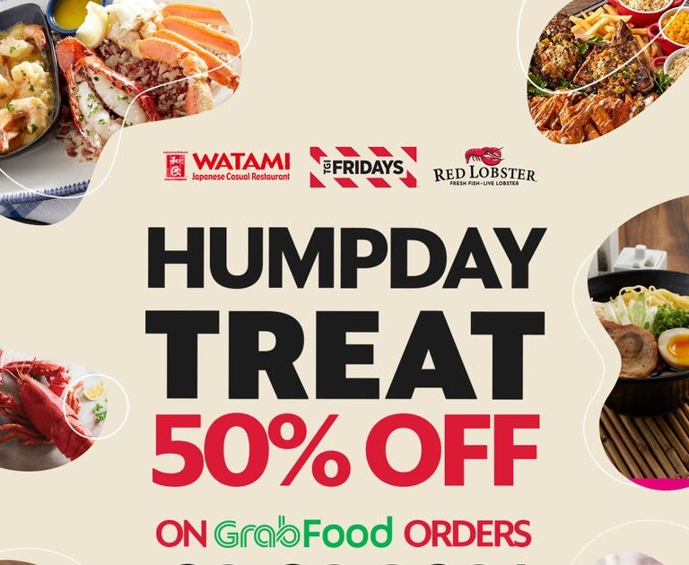 Manila Shopper TGI Fridays, Watami & Red Lobster 50 OFF Hump Day