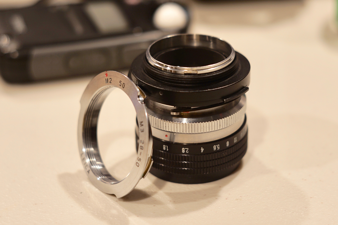 JE Labs Fotofox Contax (Kiev) RF to Leica Thread Mount Adapter