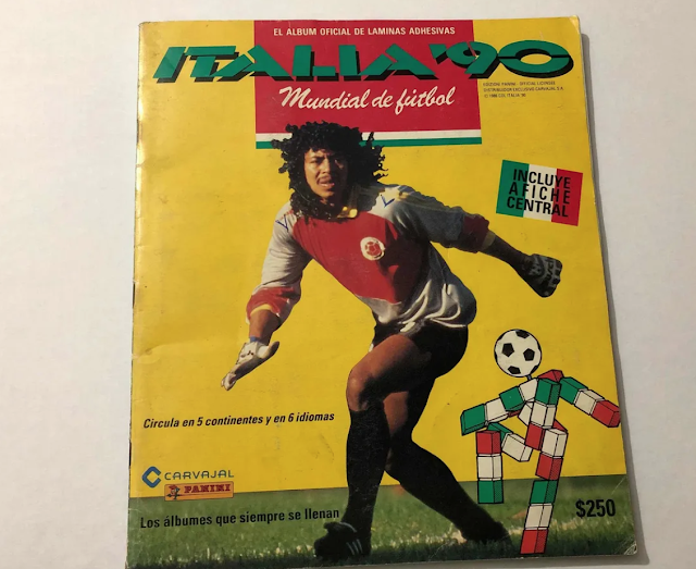 Album Panini Italia '90 Colombian edition