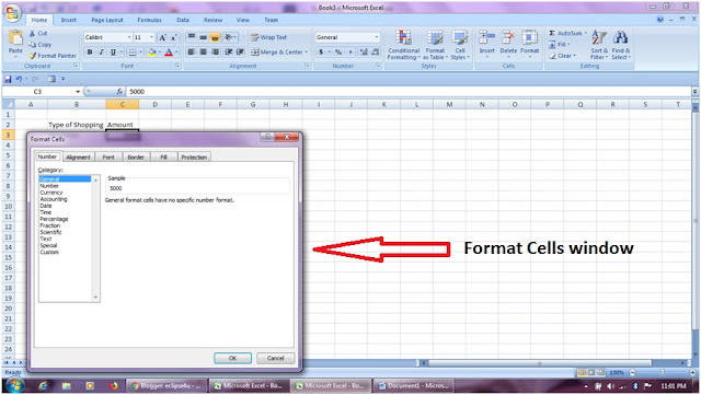 Rupee symbol in MS Office Excel 2007