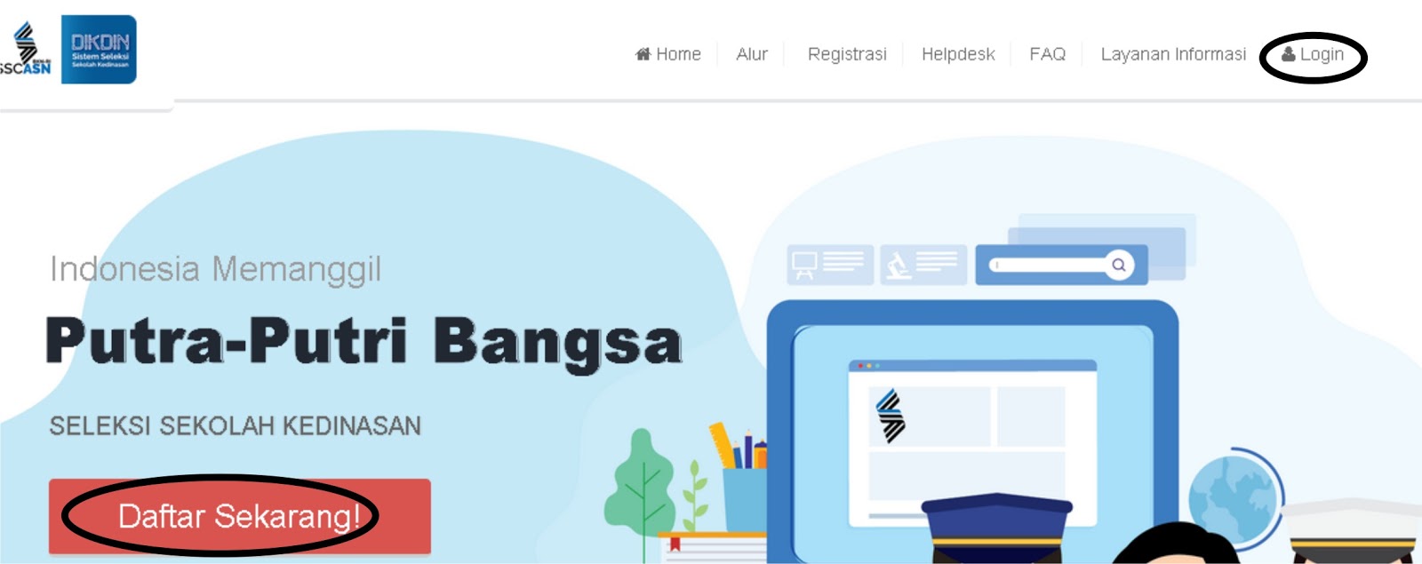 Sscndikdin Bkn Go Id Pendaftaran Ikatan Dinas Di Portal Sscn Ta 2021 2022 Pendaftaran Mahasiswa