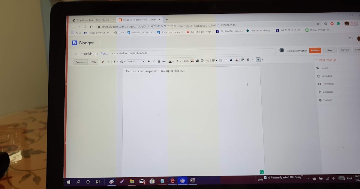 Hodentek Zebra bands on Windows Desktop