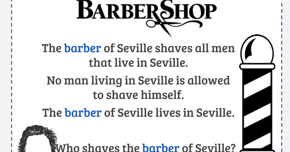 Barber riddle Inglés Blasi