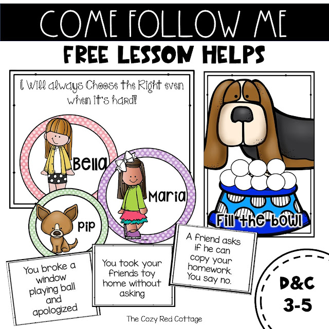 The Cozy Red Cottage Free Come Follow Me Lesson Helps Doctrine and