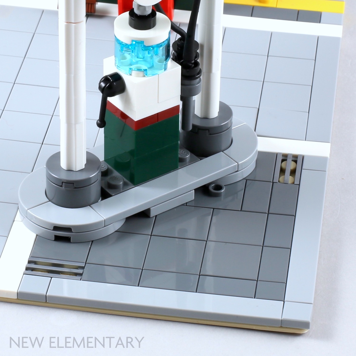 Lego 4 Dark Bluish Gray 4x4 corner plate base NEW