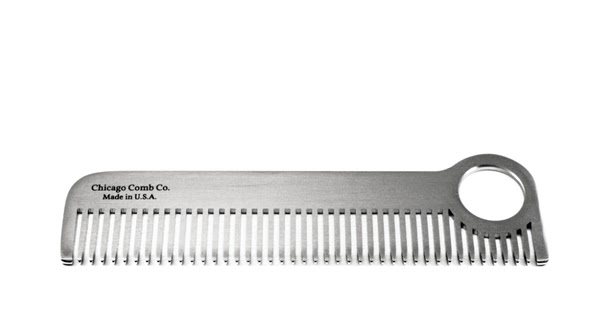 公式の 【シカゴコーム】MIRROR Comb Co. STAINLESS Stainless and