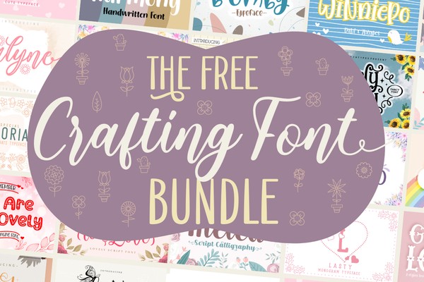 The 40 Crafting Font Bundle