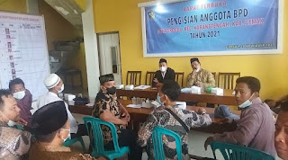 Gebrak Meja Dan Lempar Gelas Air Mineral, Warnai Proses Pemilihan Anggota BPD Desa Grogol 2 IMG 20211124 WA0017