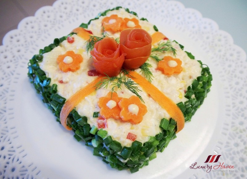 Halal Japanese Potato Salad Cake, A Tasty Eye Candy Recipe!
