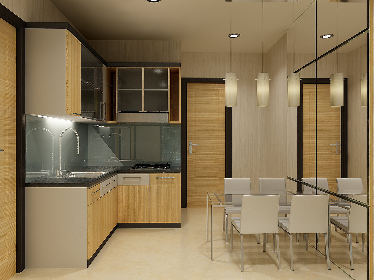  Interior  dapur  minimalis  bergaya elegan desain dapur  terbaru 2014