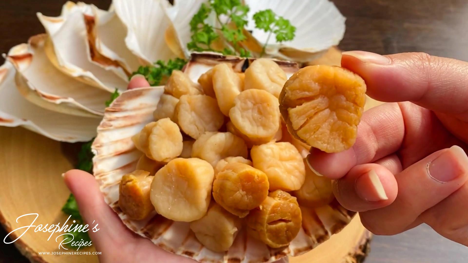 Josephine's Recipes How To Make Dried Scallops From Raw Scallops