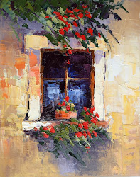 window painting flowers knife pratt james windows palette paint academy tuscan trailers wall abstract vine mind