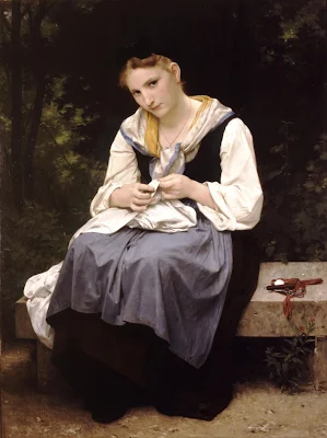 Young Worker painting William Adolphe Bouguereau