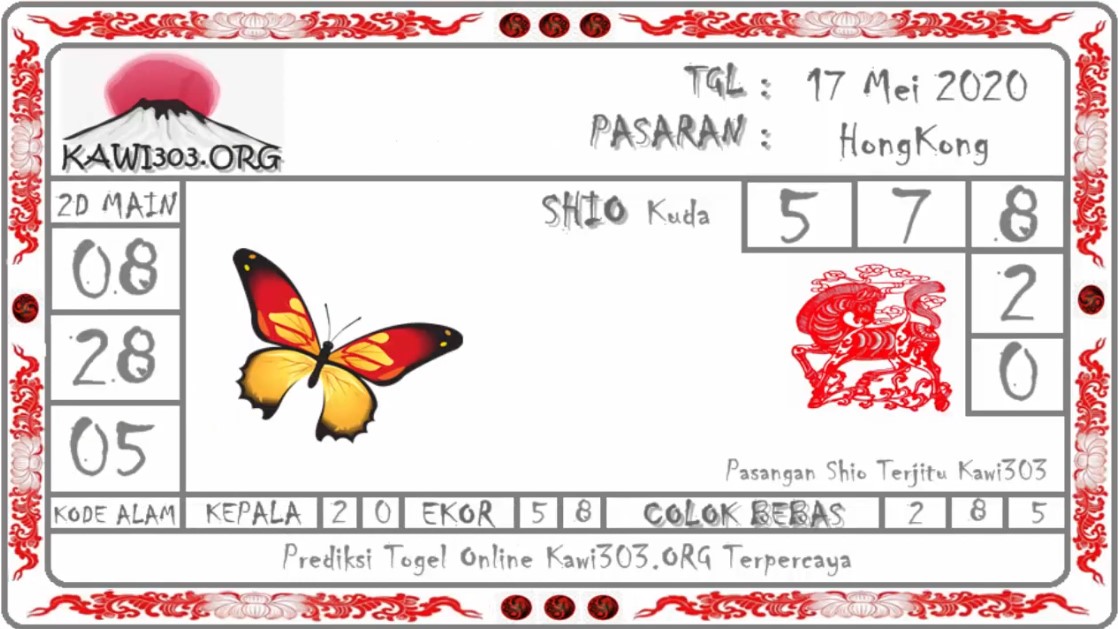 Prediksi Togel Hongkong Minggu 17 Mei 2020 Forum Prediksitogel Jp