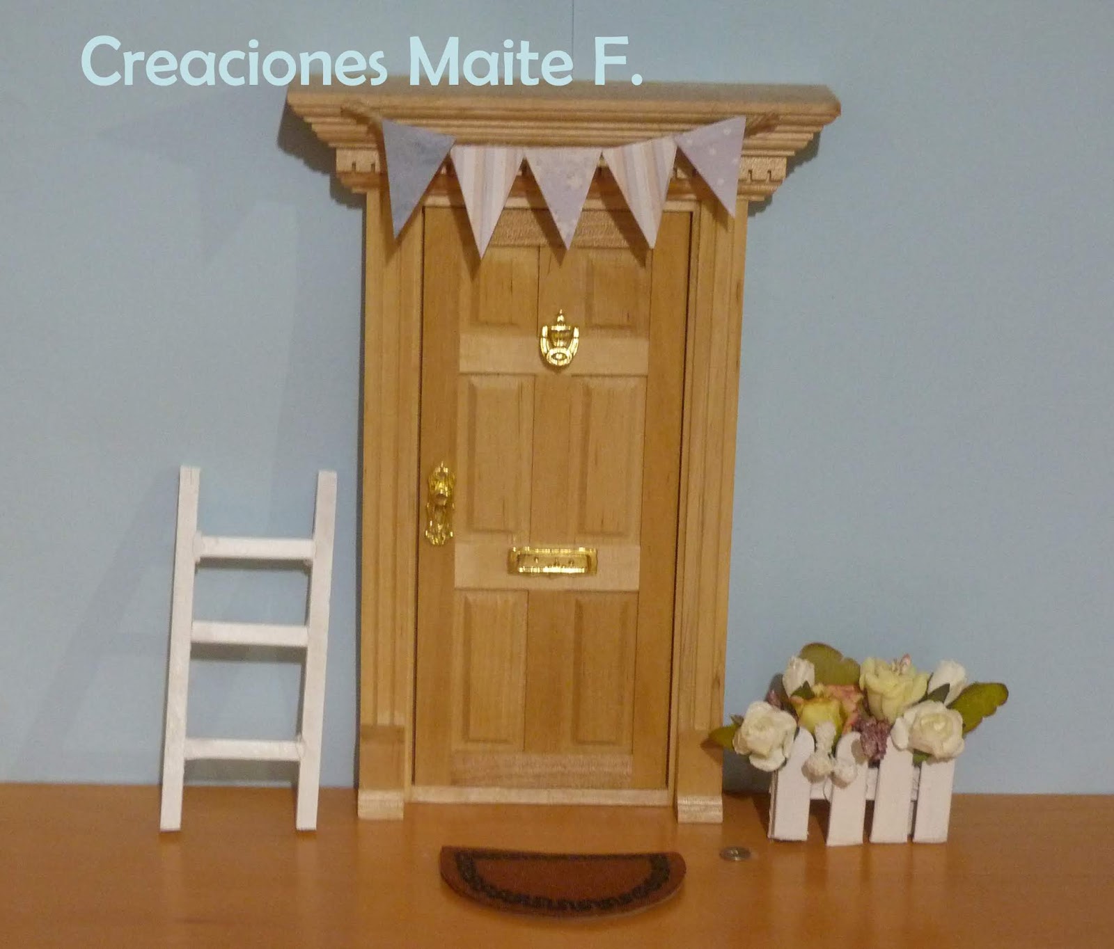Puerta ratoncito Perez - Evyre - Handmade de madera