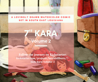 7" Kara Kickstarter Launch graphic