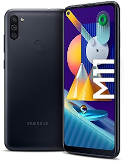 Samsung Galaxy M11 Dual SIM - 32GB, 3GB RAM, 4G LTE - Black