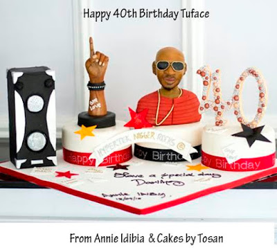  2Face's birthday cake from wife Annie Idibia