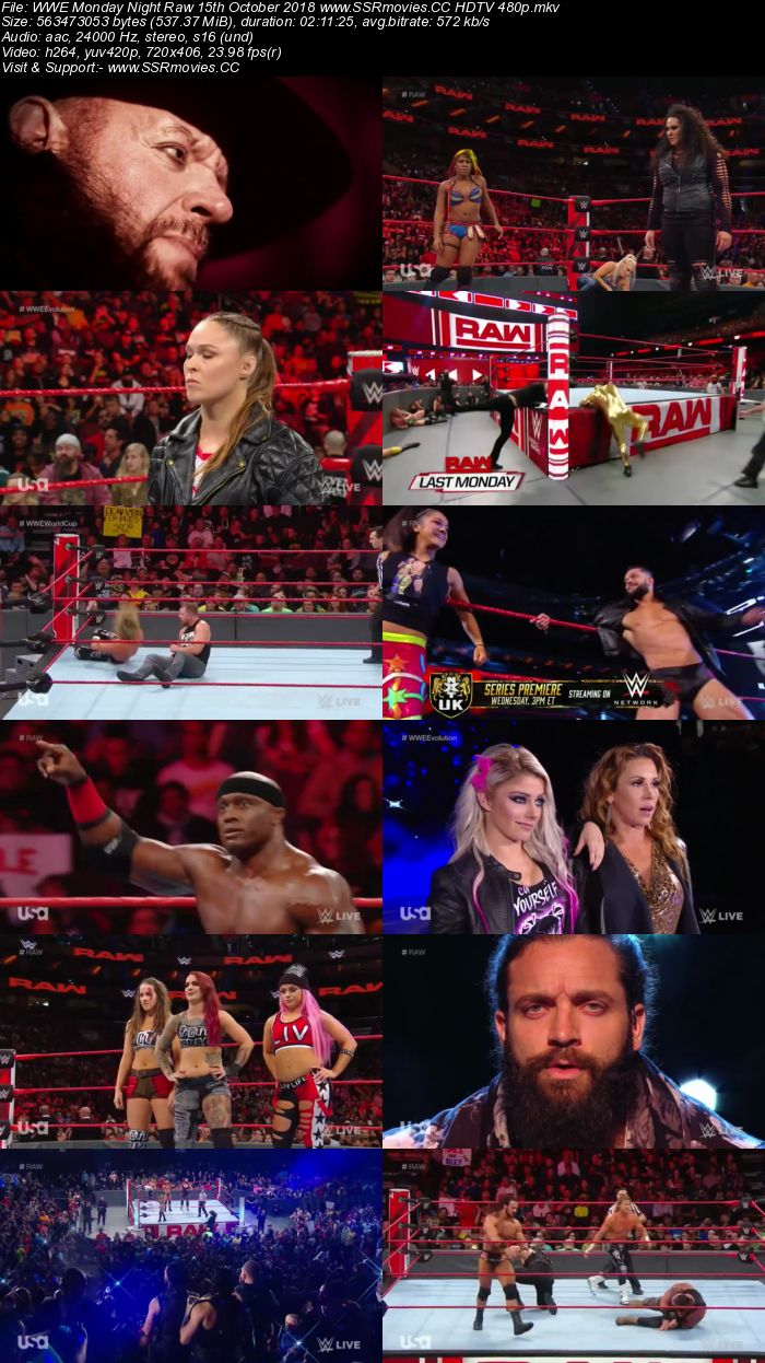 Monday Night Raw 15 October 2018 Full Show Download