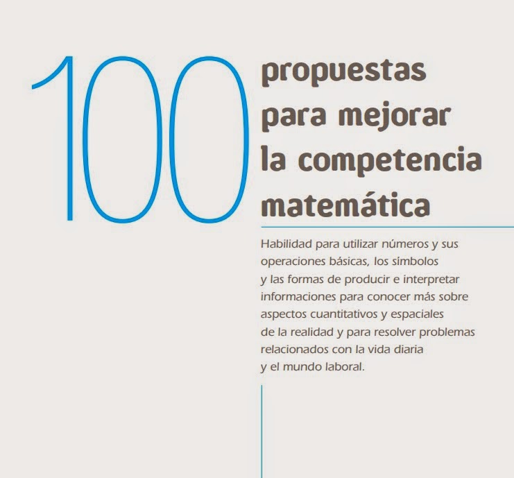100 PROPUESTAS PARA MEJORAR LA COMPETENCIA MATEMÁTICA. TERCER CICLO DE PRIMARIA